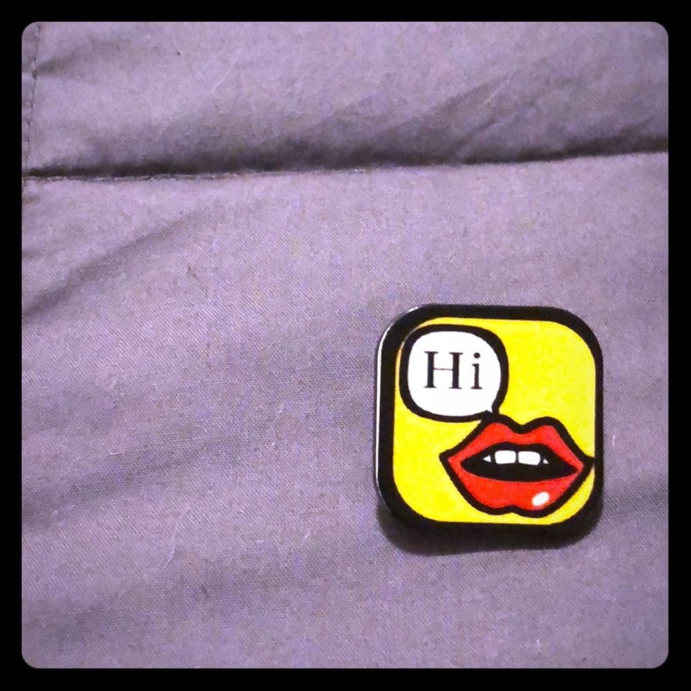 Cartoon pin